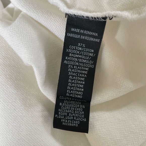 Ralph Lauren Black Label White Polo Golf Shirt Zip Neck M - Picture 4 of 5